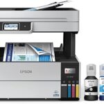 Epson EcoTank Pro ET-5170 Wireless Color All-in-One Supertank Printer with Scanner, Copier, Fax Plus Auto Document Feeder White Large